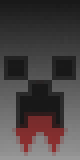 This is a face creeper with blood in the his mouth (Sorry bt my english)