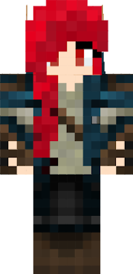 my own skin i created based on aphmaus series called minecraft diaries
