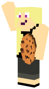 Mum in minecraft with a black vest-top grey 3-quarters and black dolly shoes who couldn,t love this look . . . \___/ U