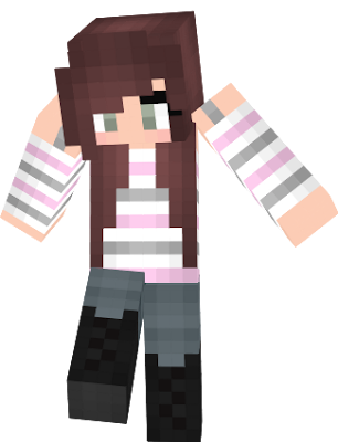 Are you a girl who dates on minecraft? How about someone who competes in Skin Competitions? If so, this skin is just for you! A spring time look combined with a cute face! Beautiful in my opinion!