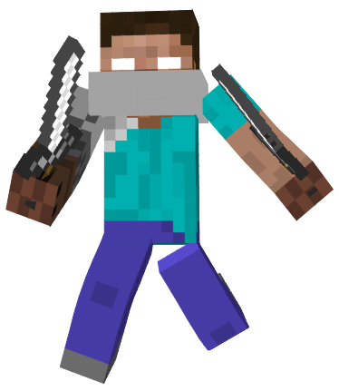 Raider Herobrine Minecraft Skin