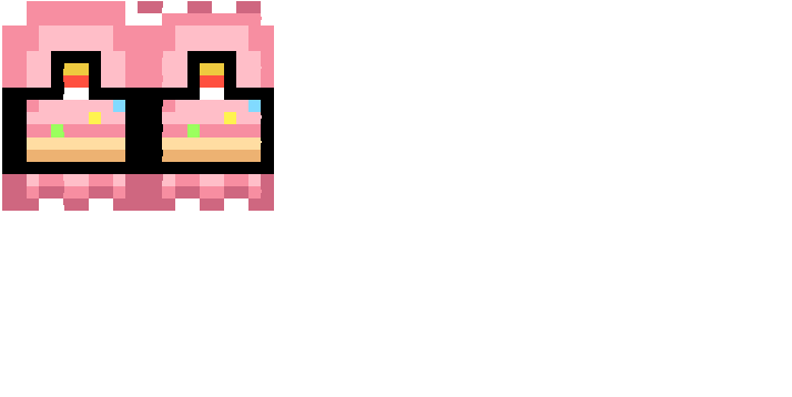 Minecraft 15th Birthday Anniversary Cape Pink