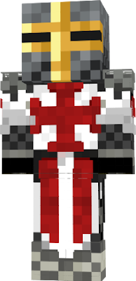 Templar Knight with an skeleton head under the helmet