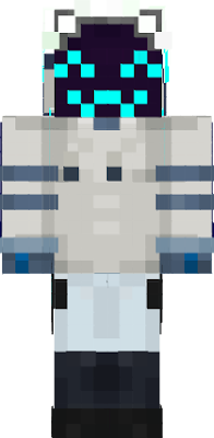 I have made myself a glow in the dark protogen player model for Minecraft  using the customizable player models mod : r/protogen