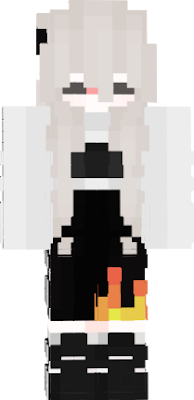 Hey it's my user on minecraft so! it's kinda an watermark my old watermark was FleurDeKrystal if y'all want to see my old created skin!