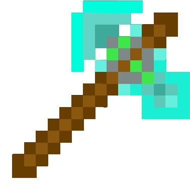 An ax that uses small crystals to transform mana into physical blades.
