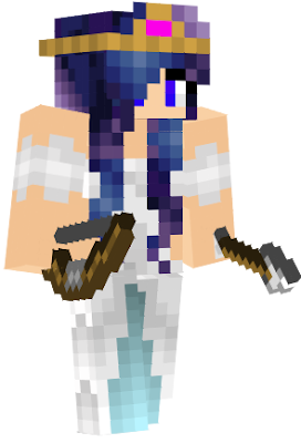 This is the skin that tilly weres in her and brookie's seiers minecraft royalty