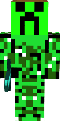 Steve isdressed up in a creeper costume to go to the creeper base and take away their ability to blow up.
