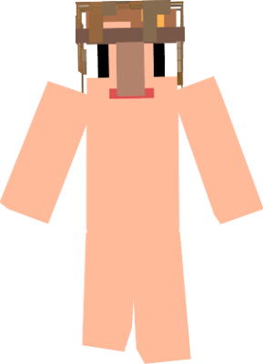 a villager who had a podzol hat on his head