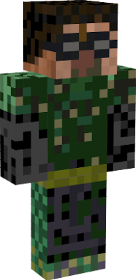A minecraft skin for a forest ninja.
