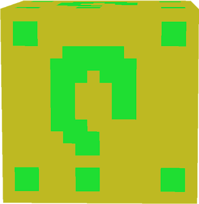 THIS IS A GREEN LUCKY BLOCK