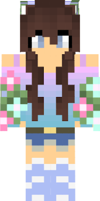 Newest and most adorable, skin I've ver made! Whenever you walk in it flowers grow!