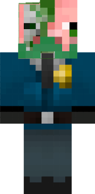 A Zombie Pigman who is a police officer.