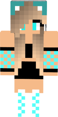 its a blue cute girl that is now my new skin