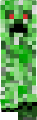 This is a simple skin of the mod creeper with red eyes.