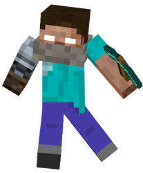 Jumping Herobrine Nova Skin - Cartoon Png,Herobrine Png - free