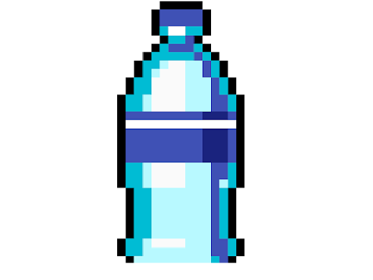 Water bottle  Minecraft Skin