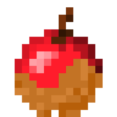 Its just like a normal apple but instead it's a caramel apple!