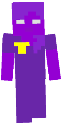 Purple girl is inspired from purple guy in fnaf. this is a fnaf character.