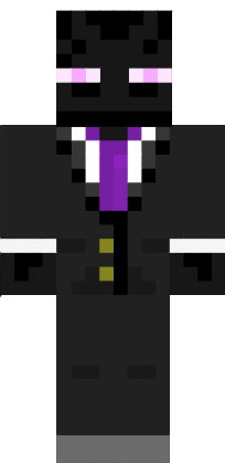 Enderman Outfit Skin Minecraft