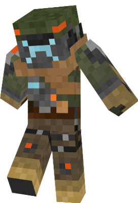 My depiction of a Militia Rifleman from Titanfall in Minecraft.