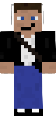 This my usual skin with an added satchel to keep all his blocks in.