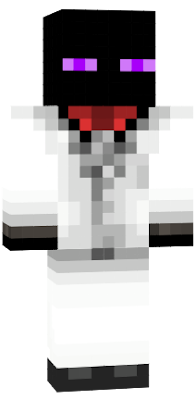 Ender suit whithe with red tie