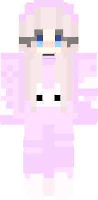 bunny kawaii light purple blond girl