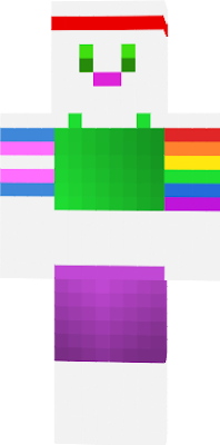 female japer with trans and gay flag