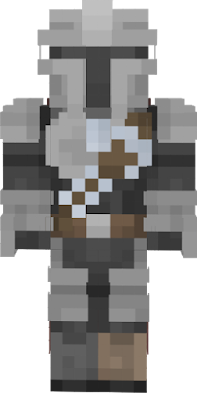 The Mandalorian with Beskar armour