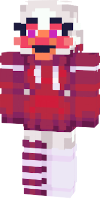 funtime chica fnaf 1 x SL for both java and bedrock Minecraft Skin
