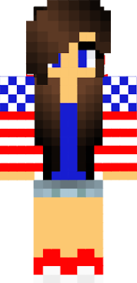 A girl skin to celebrate the Fourth!