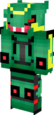 Mega Rayquaza Shiny Minecraft Skin