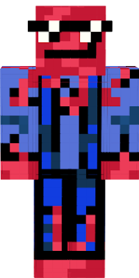Creeper design pattern with a mangled outfit