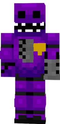 nightmare edit of a purple guy animatronic skin
