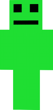 A green robot man