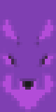 purple & magenta wolf