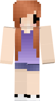 My totally awesome first totally completely made by me skin! :D i might edit the eyes but ive been seeing this style a lot in girl skins recently so i wanted to try it. dont think im a fan though :/