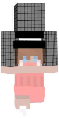 This is my very first Minecraft skin without inspiration so be nice XD