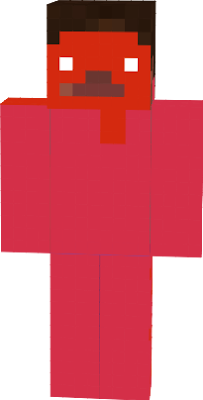 this is a superhero version of steve (default minecraft skin} red version i will be making more in the future but this is red steve