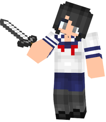the yandere from its funneh's minecraft yandere high school rolepaly
