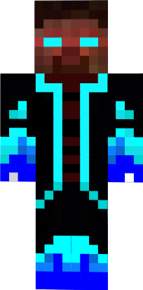 Blue Herobrine, Minecraft Skin
