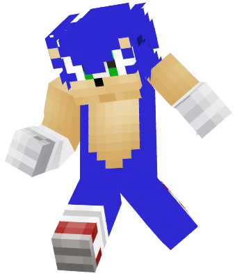 sonic 06 3d style skin