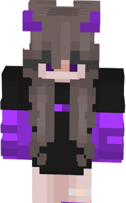 demon girl purple