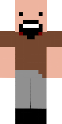 I made a game a few years ago on arcade.makecode.com called Herobrine Hunting! So I made a minecraft skin of Notch in the same artstyle as he appears in the game.