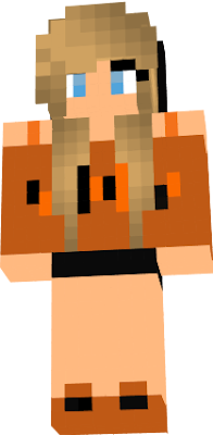 This Mustache Girl is giving you all a Happy Halloween from an edited version from a regular Mustache Skin! I hope you all enjoy!