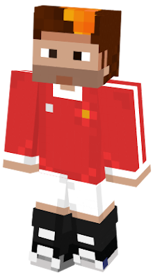 Skin de Auron con el uniforme del Manchester United 2021 dorsal DEL BICHO (7) IG: @santi_bettin TW: @BettinSantiago