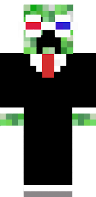 a creeper with 3d glasses