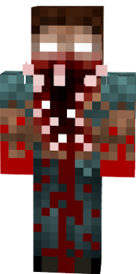 Big Mouth Warden - Bare Bones Minecraft Mob Skin
