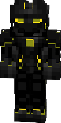 A yellow robot skin
